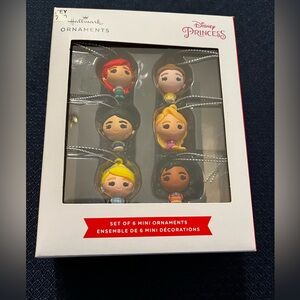 Hallmark miniature Disney Princess ornaments